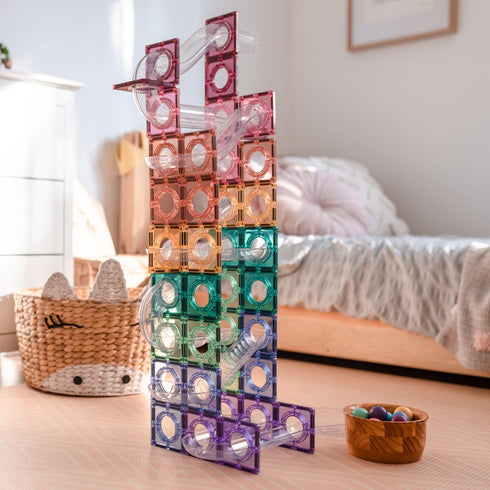 CONNETIX - 106 Piece Pastel Ball Run Pack